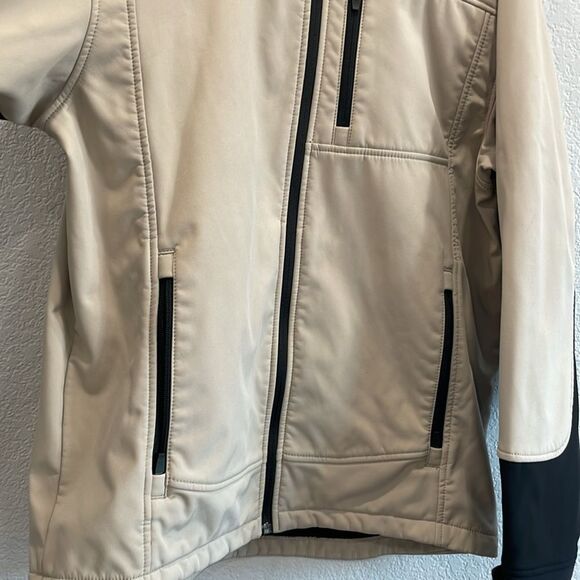 RedHead Black & Tan SoftShell Windproof Jacket Size Large - Picture 4 of 8